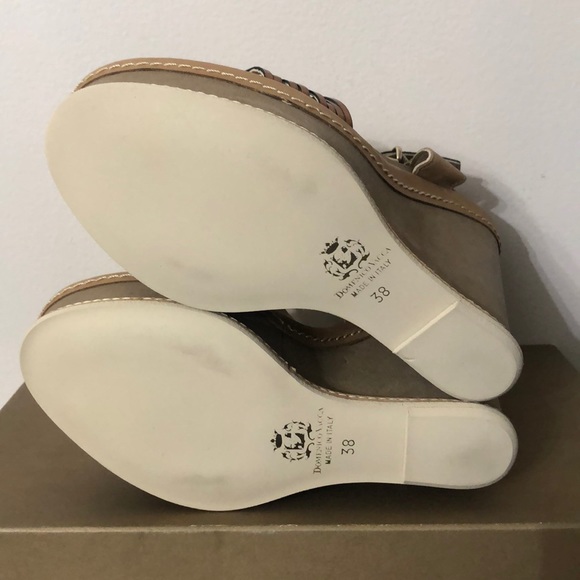 🌺🌺 DOMENICO VACCA platform sandals size 38 - Picture 7 of 7